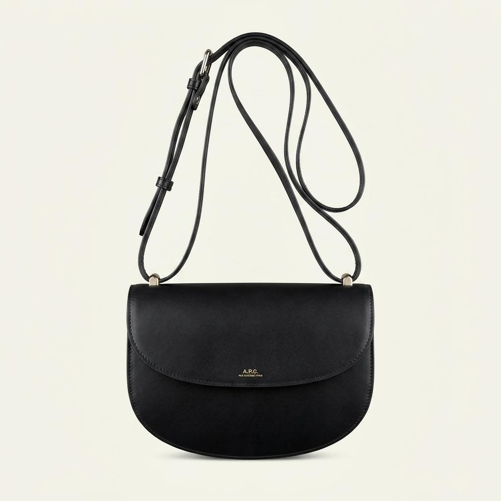 A.P.C. 아페쎄 제네바 가죽 숄더백 블랙