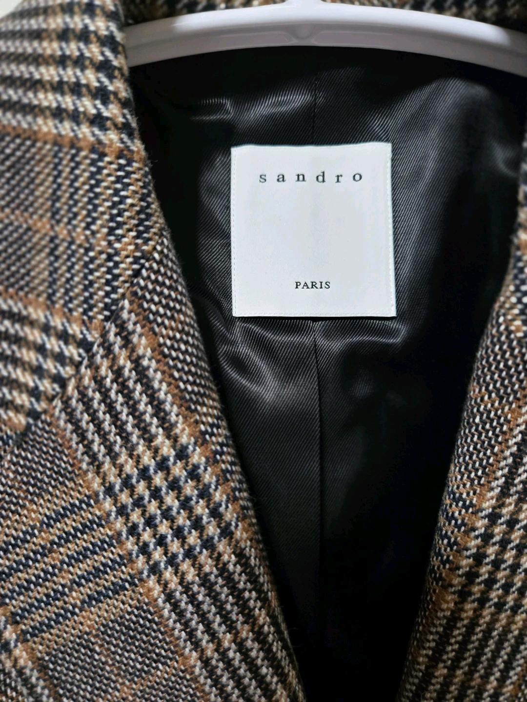 [미착용] 산드로 Sandro 체크 쟈켓 4