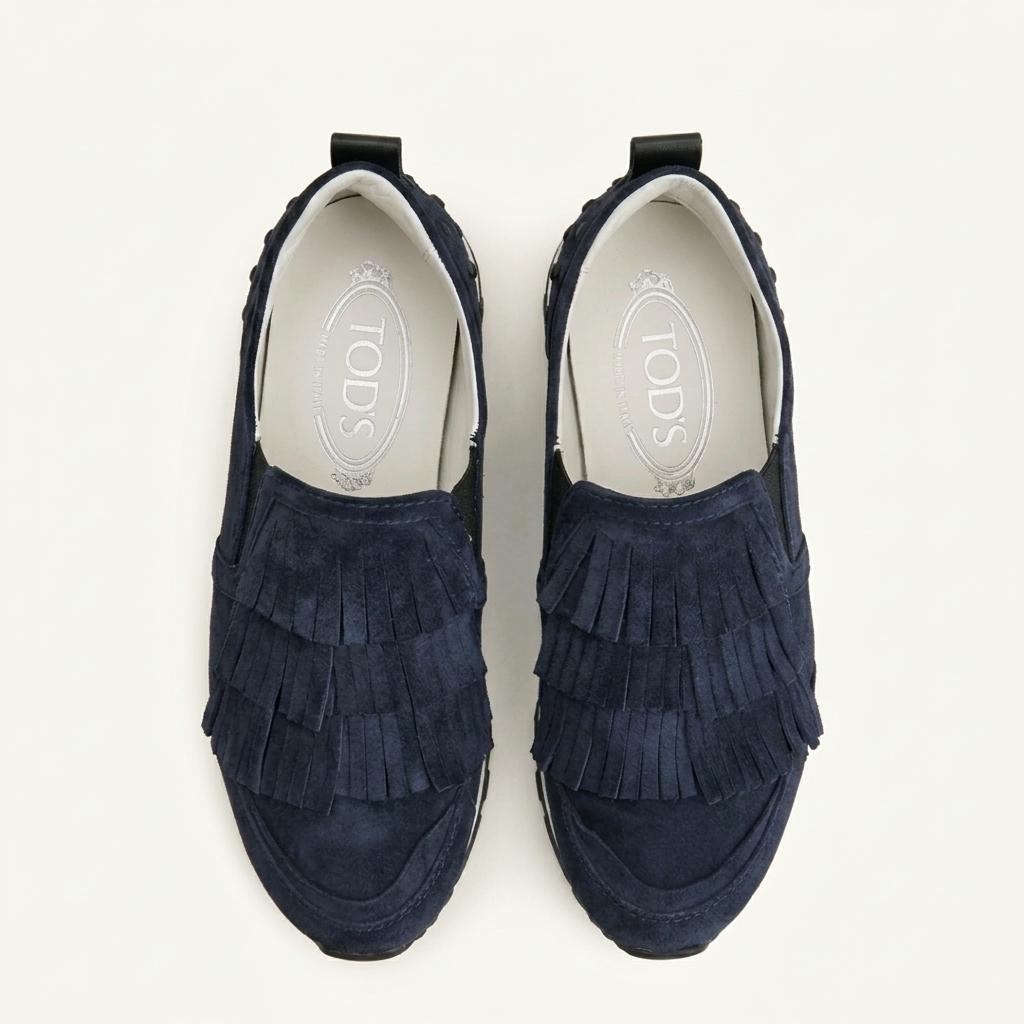 토즈 TODS 스웨이드 스니커즈