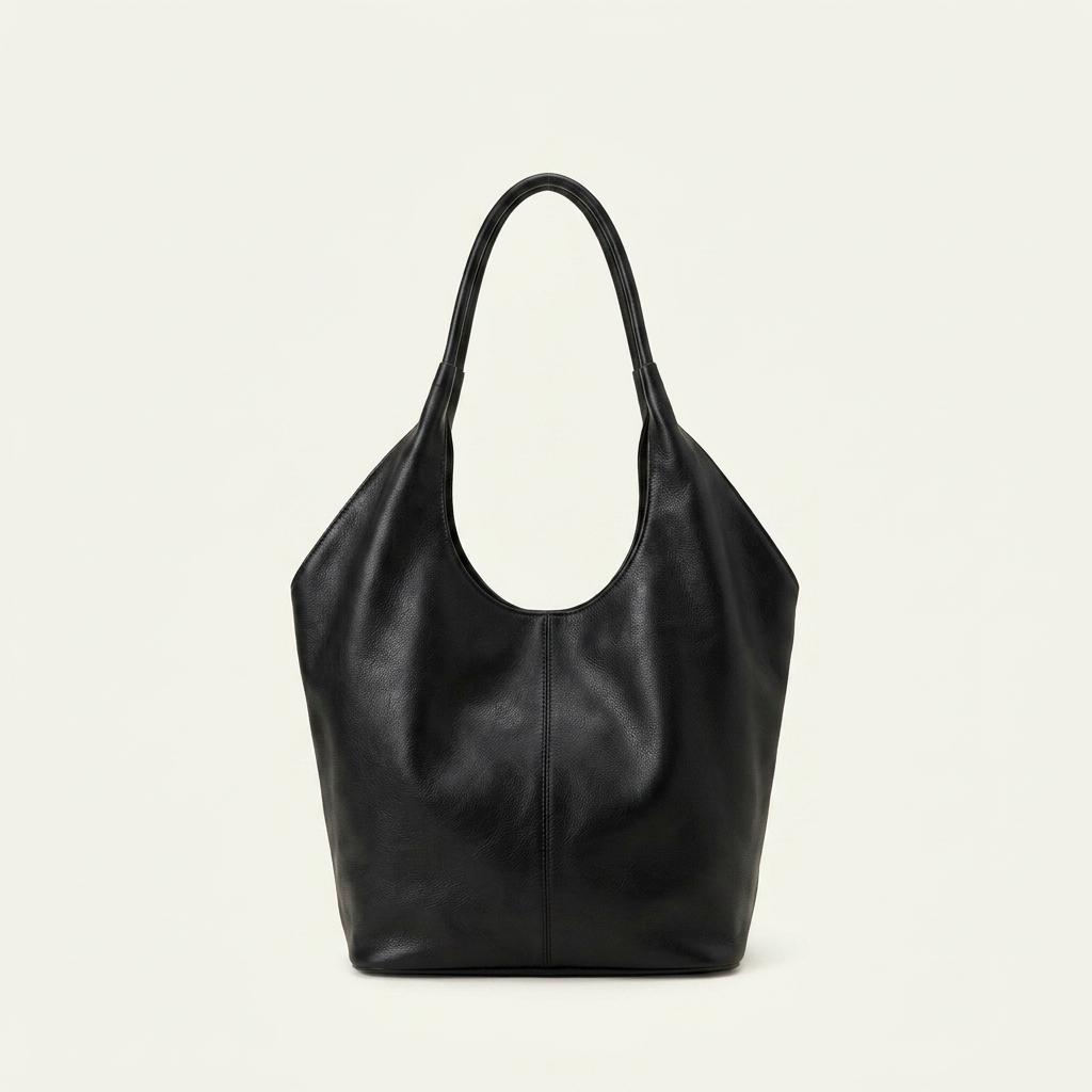 여밈 vase bag 블랙 가방
