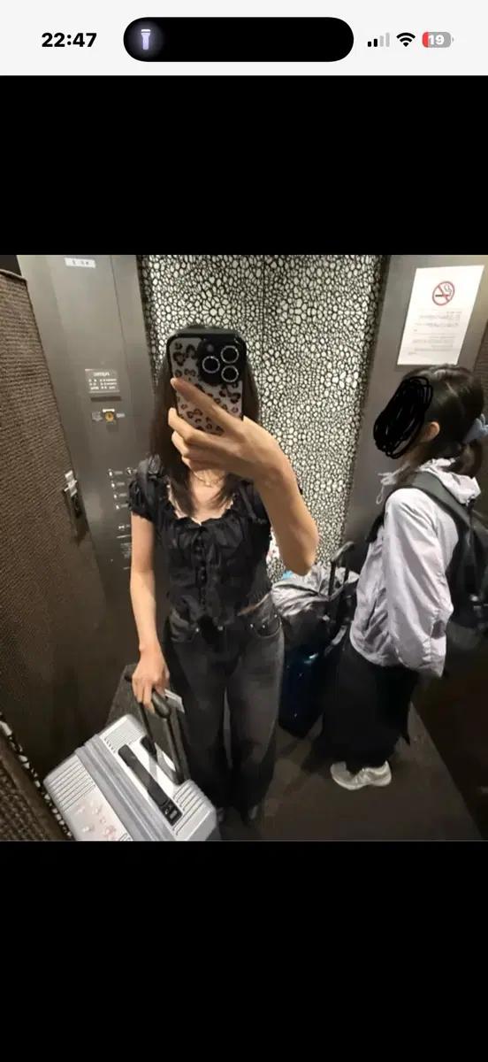 밀로우먼 빈티지 와이드 데님 팬츠 [블랙] 4