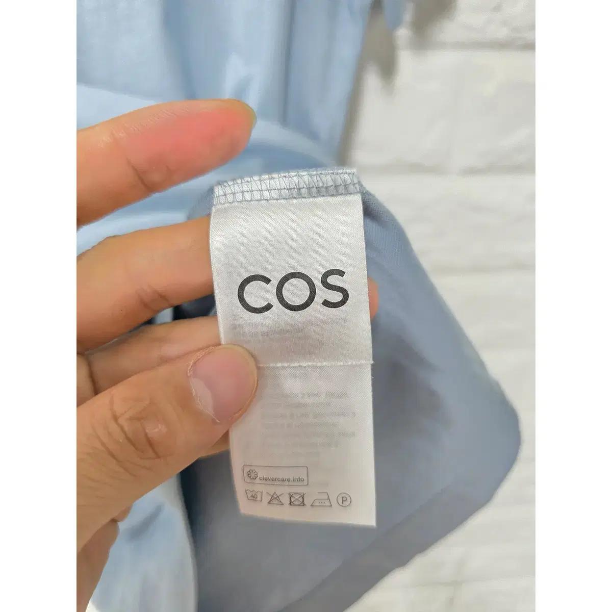 M 코스 COS 하늘색 반팔 티 E627 4
