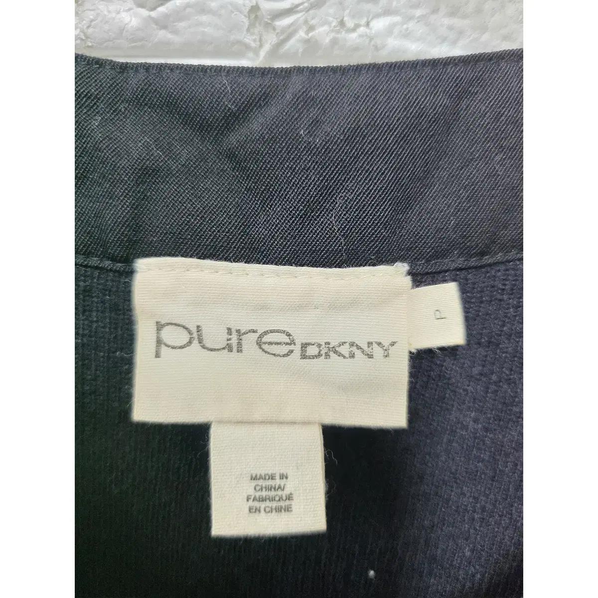 S 도나카란 DKNY 블랙 캐시미어 원피스  E633 3