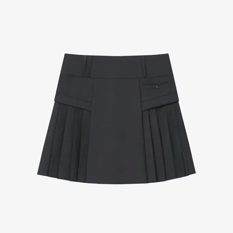 미세키서울 Side pleats line midi skirt CHARCOAL 2