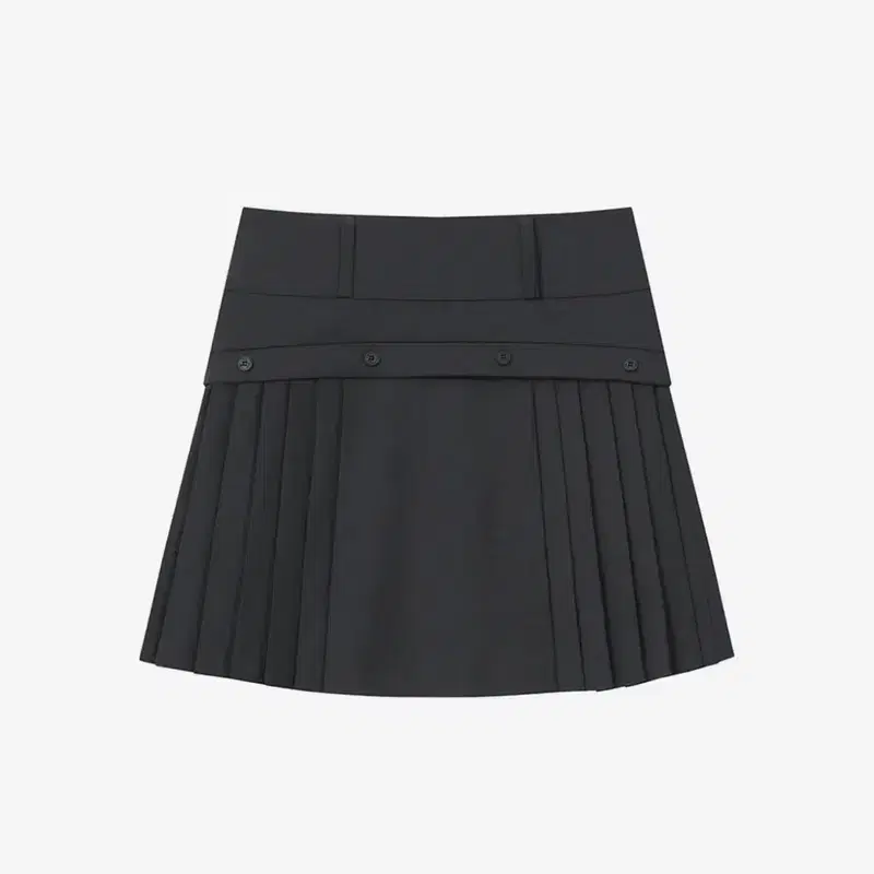 미세키서울 Side pleats line midi skirt CHARCOAL 3