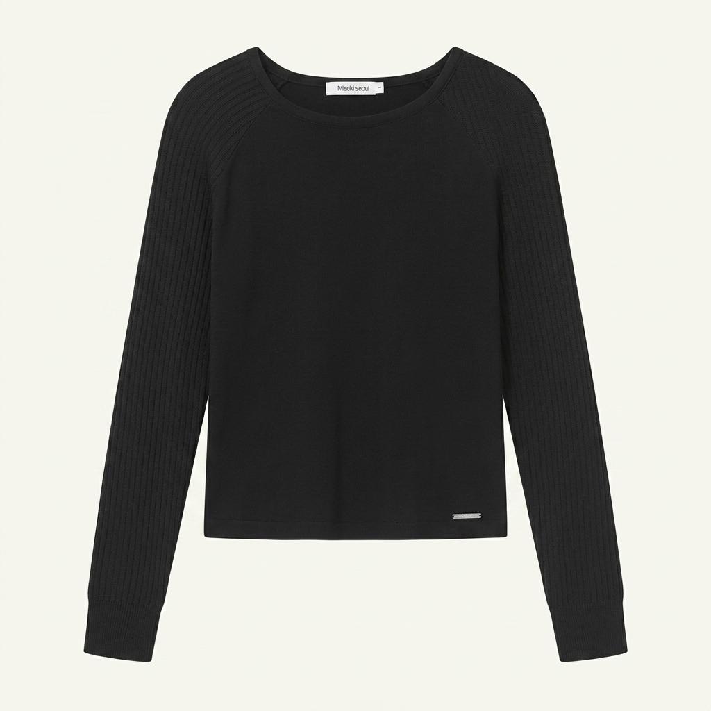 미세키서울 Raglan knit long sleeve 1