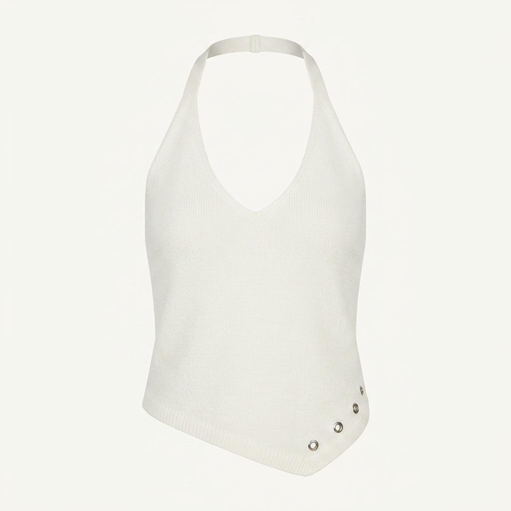 썸웨어버터 Jessi Halter Sleeveless Knit - Ivory 1