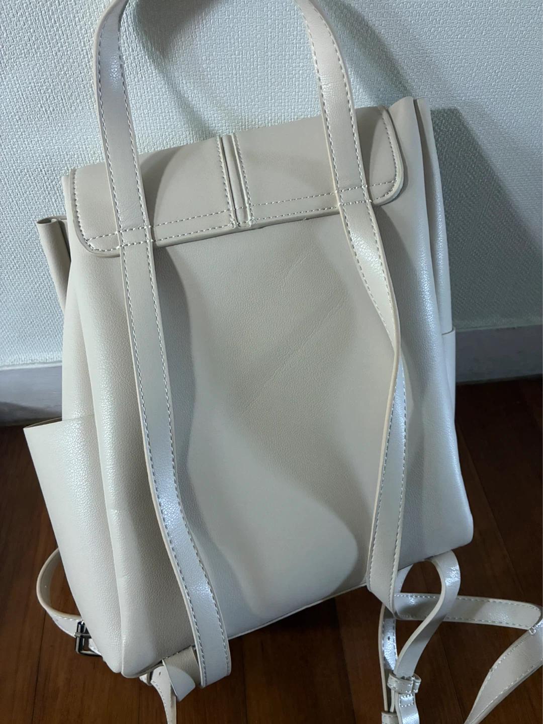 자라 zara 아이보리 백팩 4