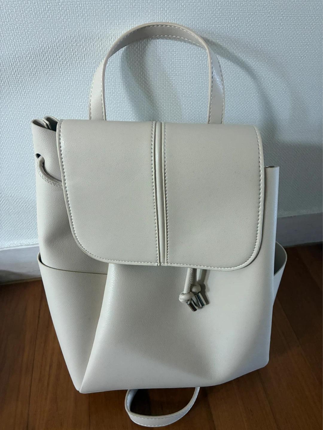 자라 zara 아이보리 백팩 2