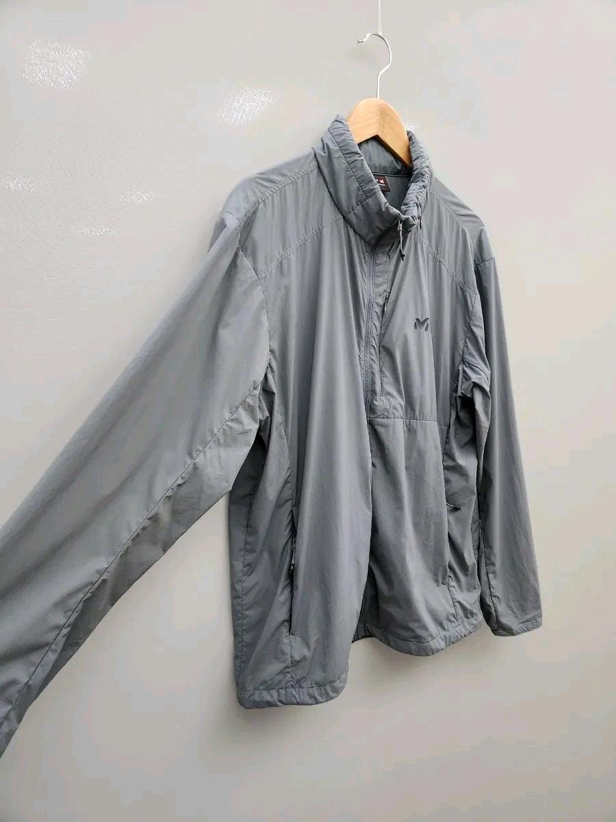 [105/XL] 밀레(MILLET) 경량 패커블 바람막이 자켓 (그레이) 3