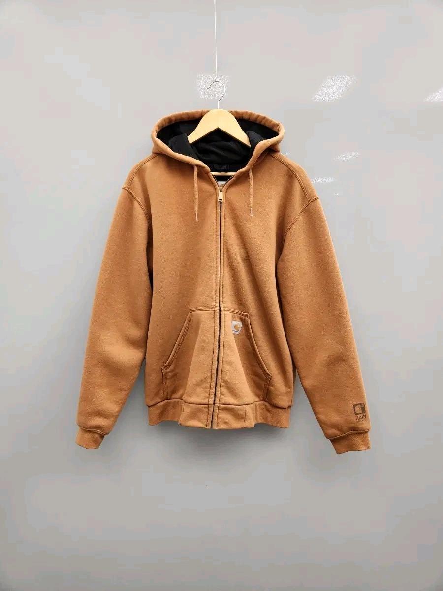 칼하트 레인디펜더 써멀 후드집업 카라멜 브라운 (S Regular / 95~100) 2