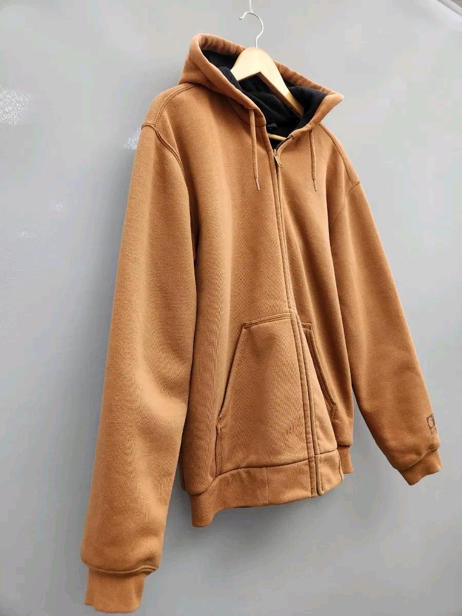 칼하트 레인디펜더 써멀 후드집업 카라멜 브라운 (S Regular / 95~100) 3