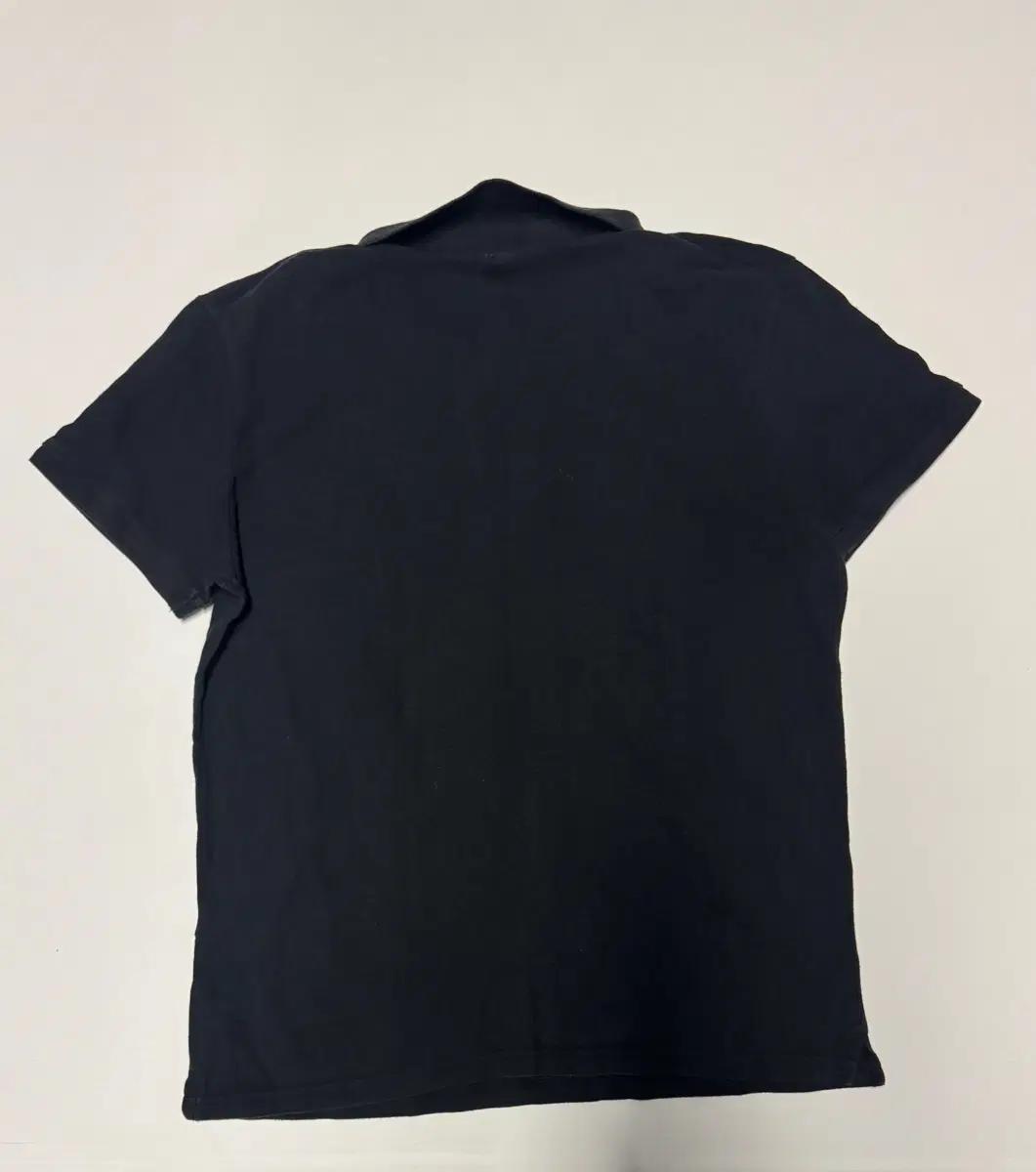 정품 라코스테 레귤러 핏 반팔 카라 티셔츠 블랙 3