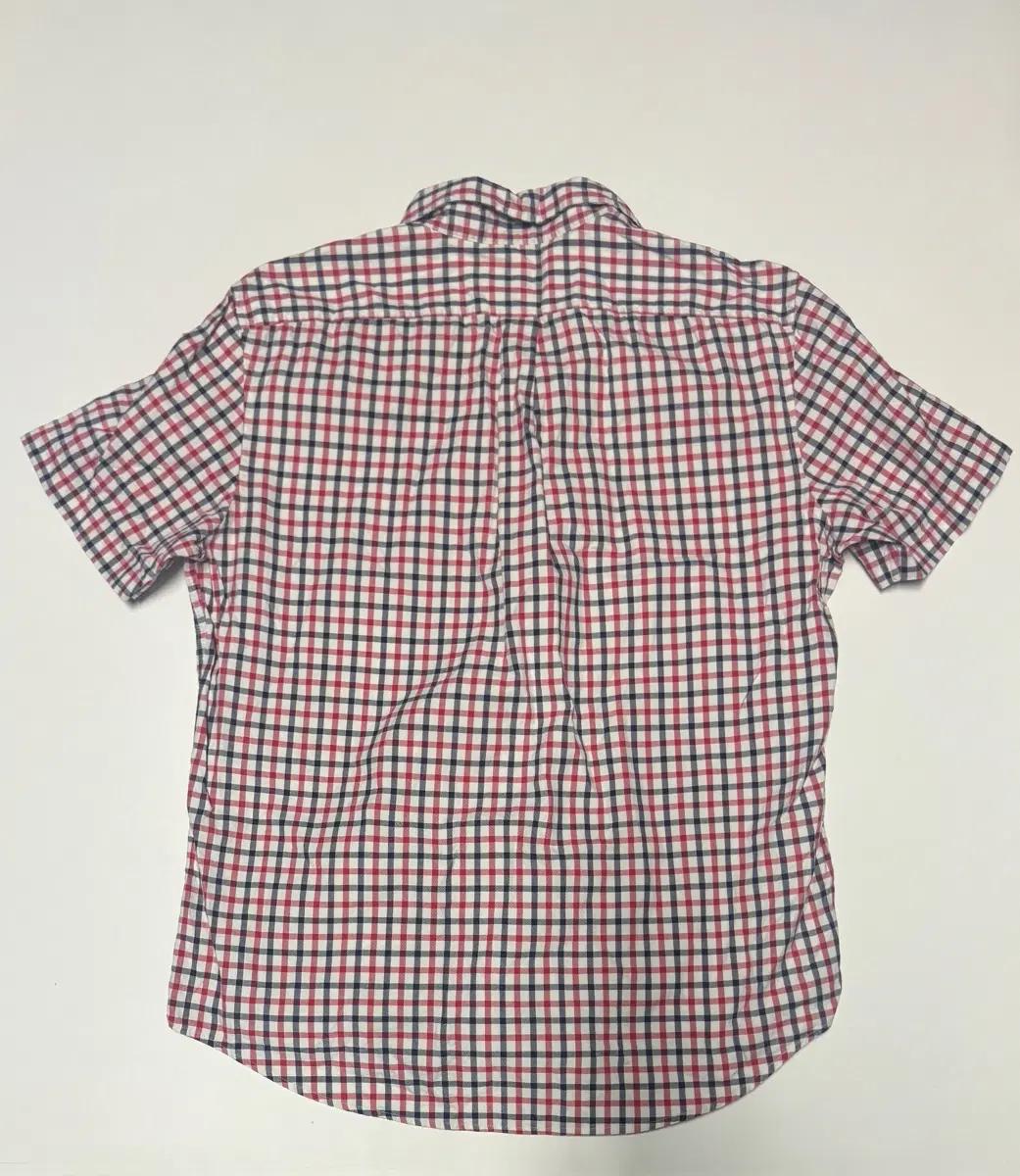 헤지스 Hazzys 빈티지 오버핏 반팔 체크 셔츠 2XL 3