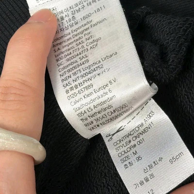 CALVIN KLEIN 프린팅 맨투맨 블랙 M 6