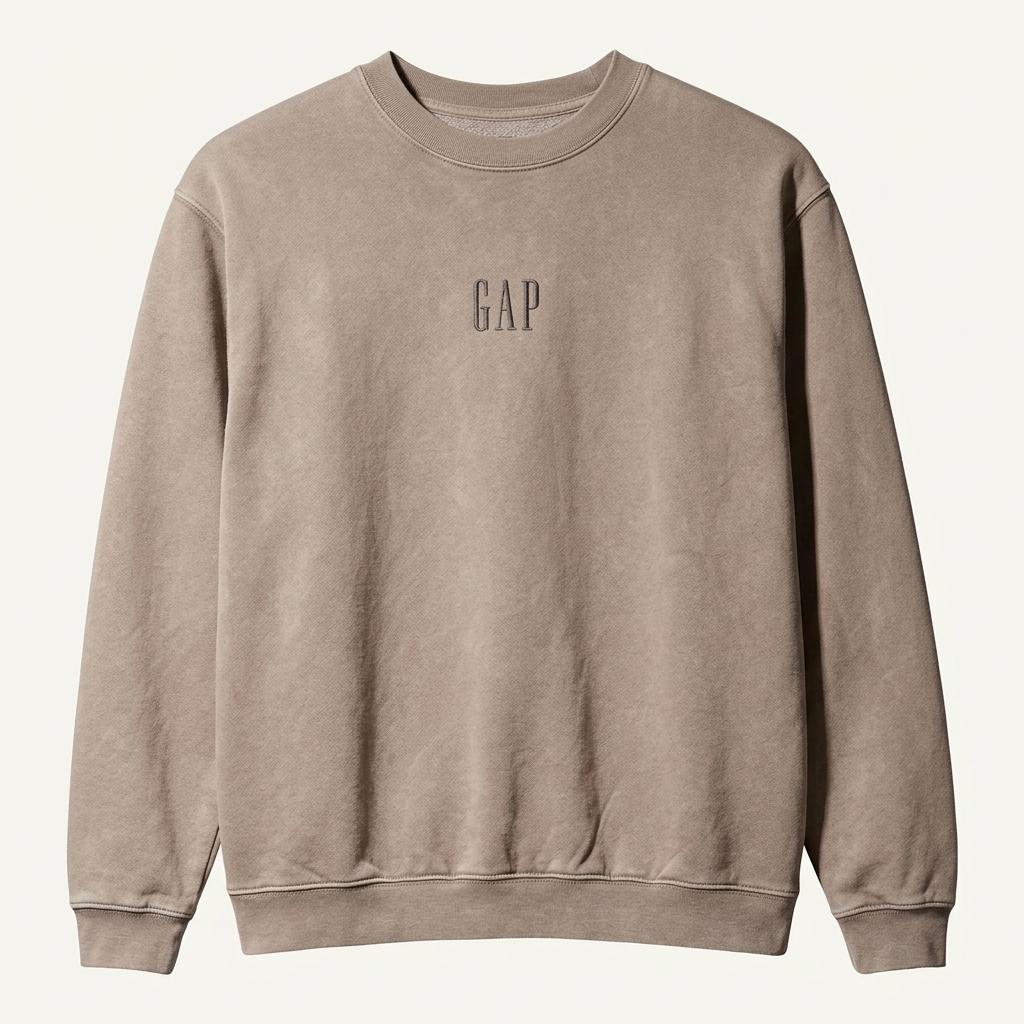 GAP  피그먼트 맨투맨 베이지 XL