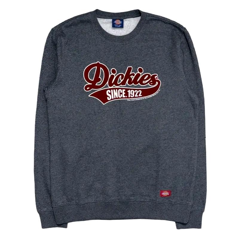 DICKIES 벨벳로고 맨투맨 그레이 XL 2