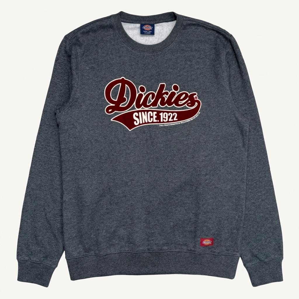 DICKIES 벨벳로고 맨투맨 그레이 XL 1