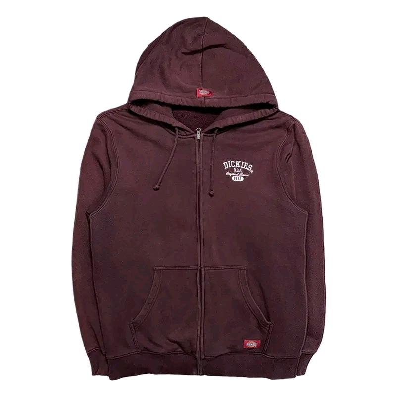 DICKIES 후드집업 버건디 XL 2