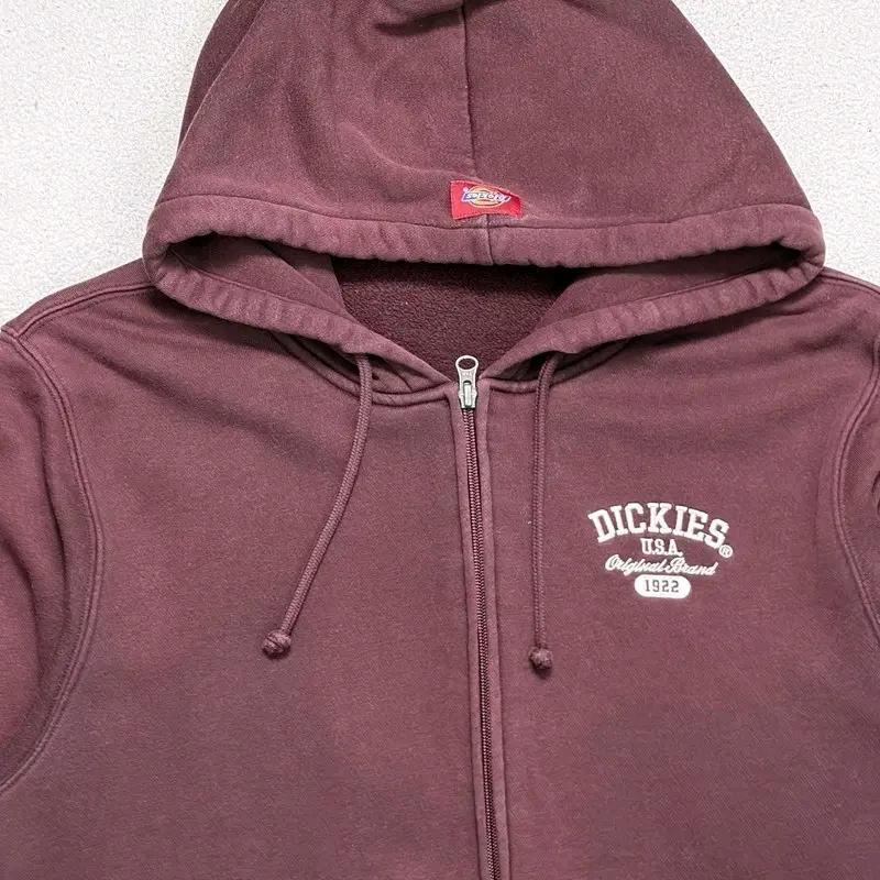 DICKIES 후드집업 버건디 XL 3