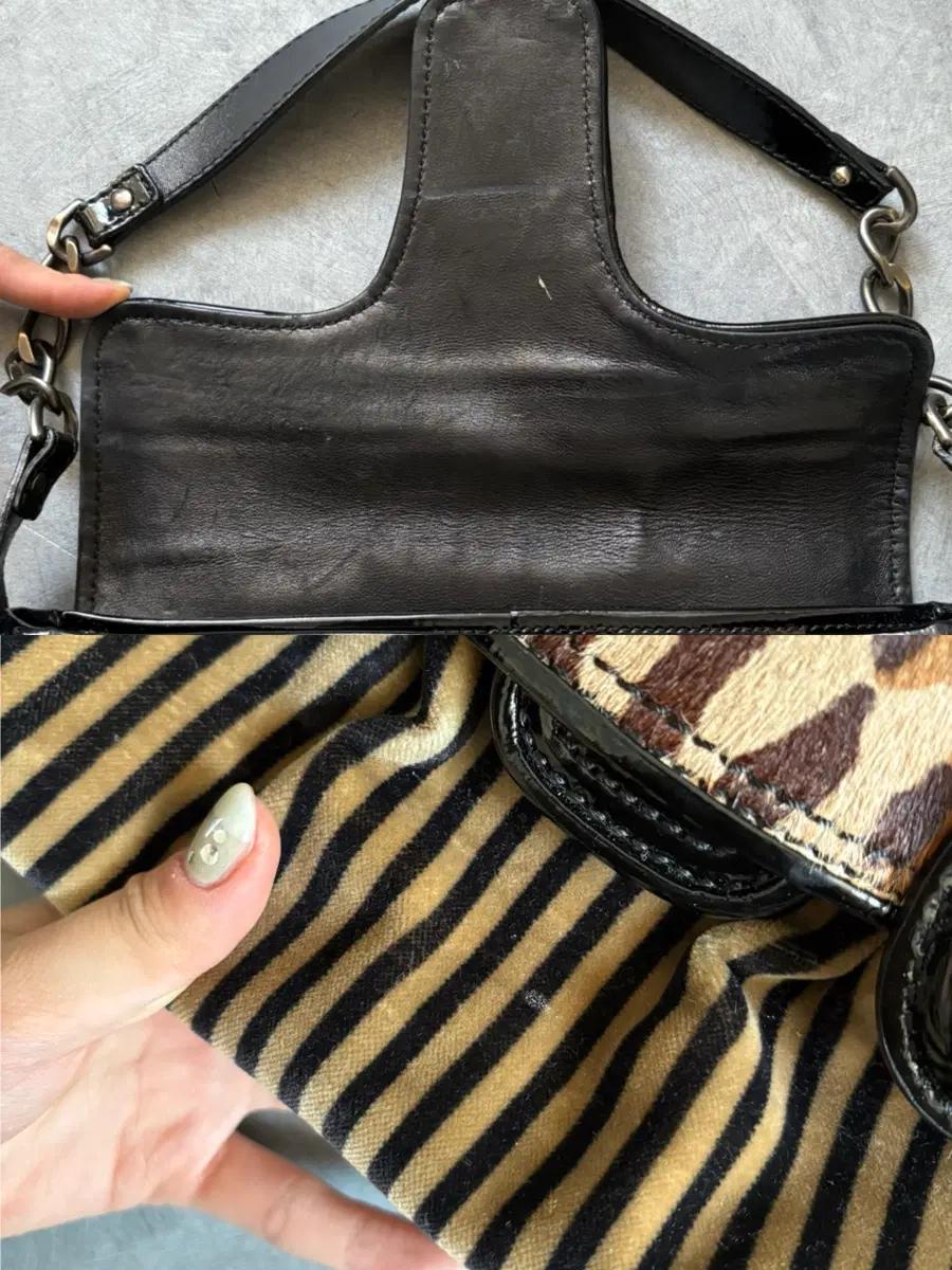 FENDI 펜디 90s 레오파드 비스 체인 숄더백 9