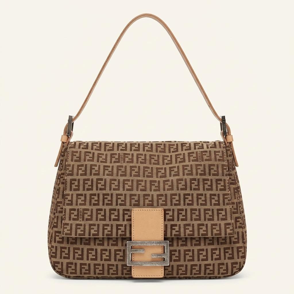 Fendi 펜디 주카 맘마 바게트 백