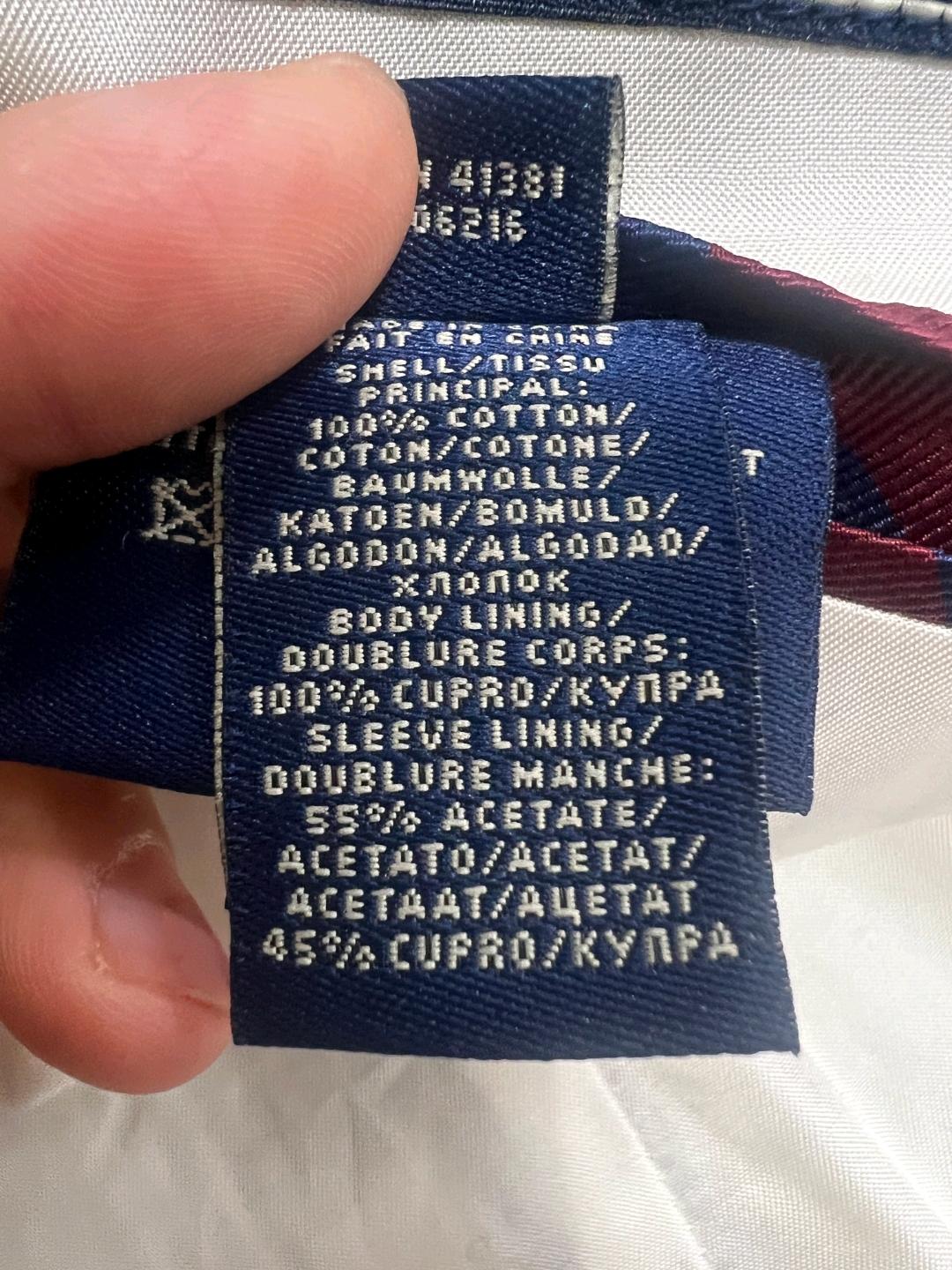 럭비by랄프로렌  스트라이프코튼자켓 10