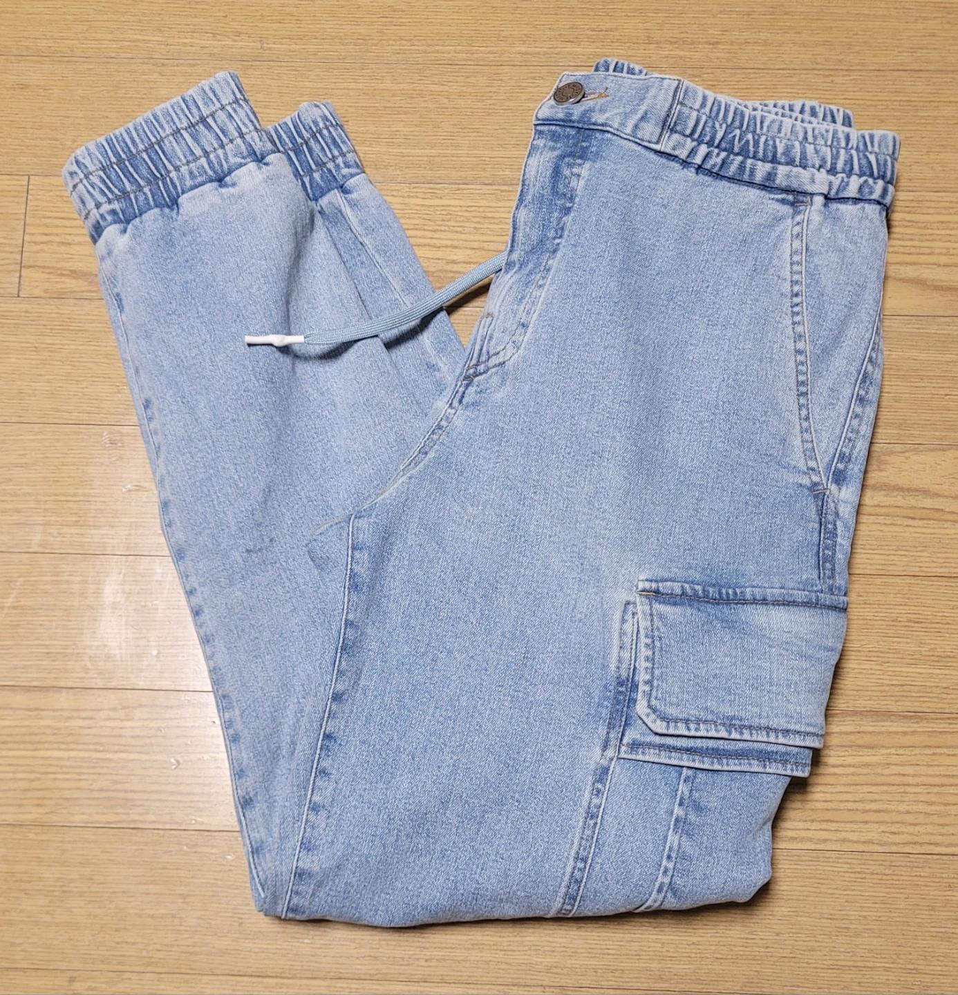 시스템 카고 조거 데님팬츠 2