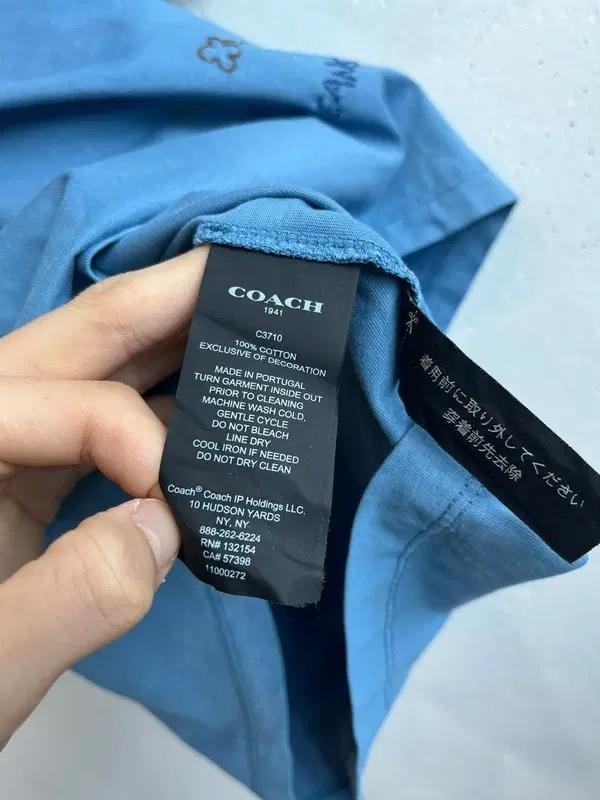 COACH 코치 자수 반팔 티셔츠 9