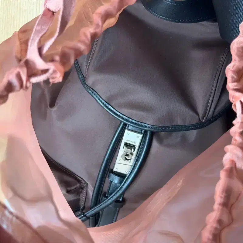 아카이브앱크 클립 럭색 나일론 브라운 5