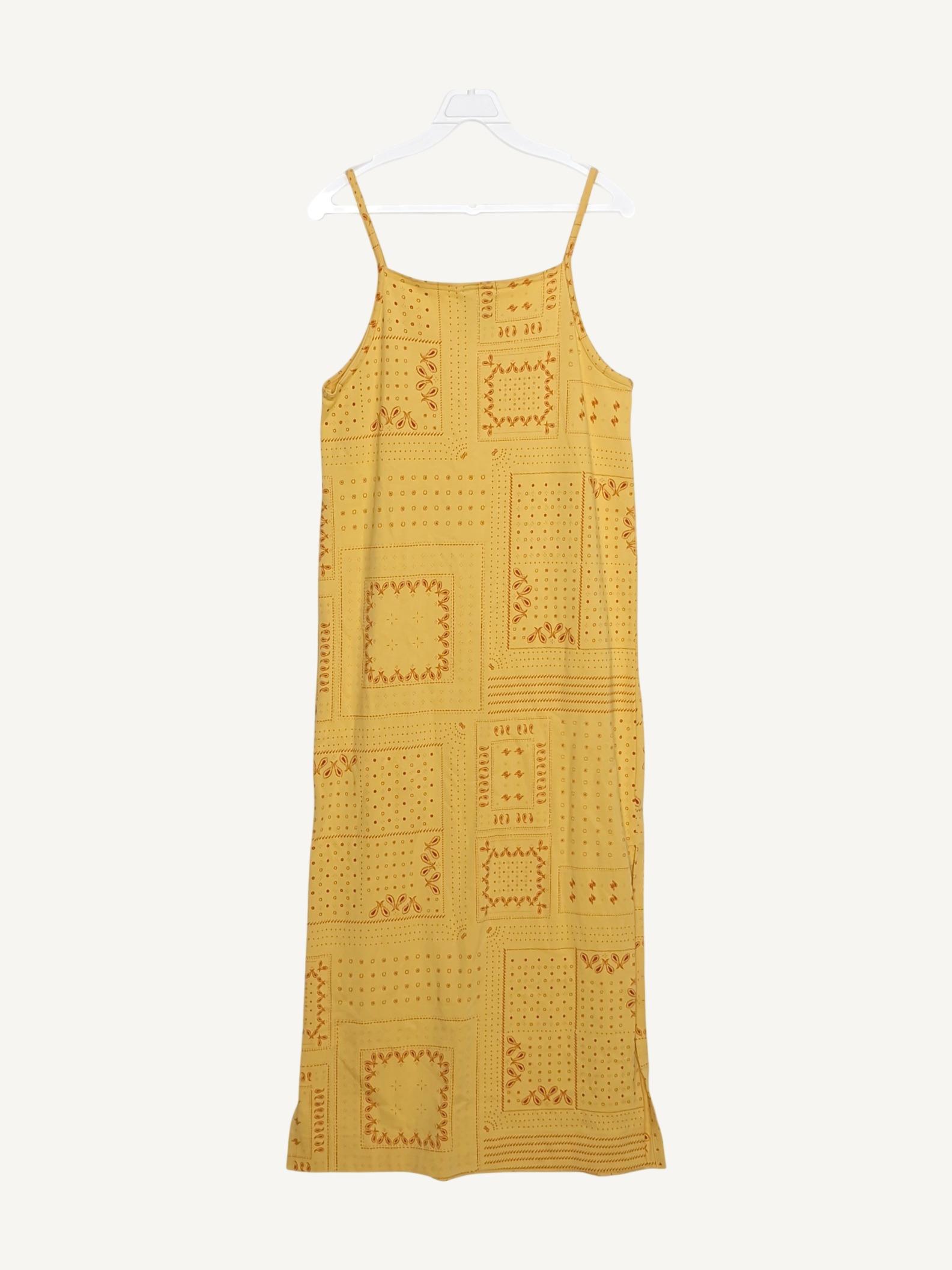 나이키 Nike 노란색 롱 원피스 M [A787] 3