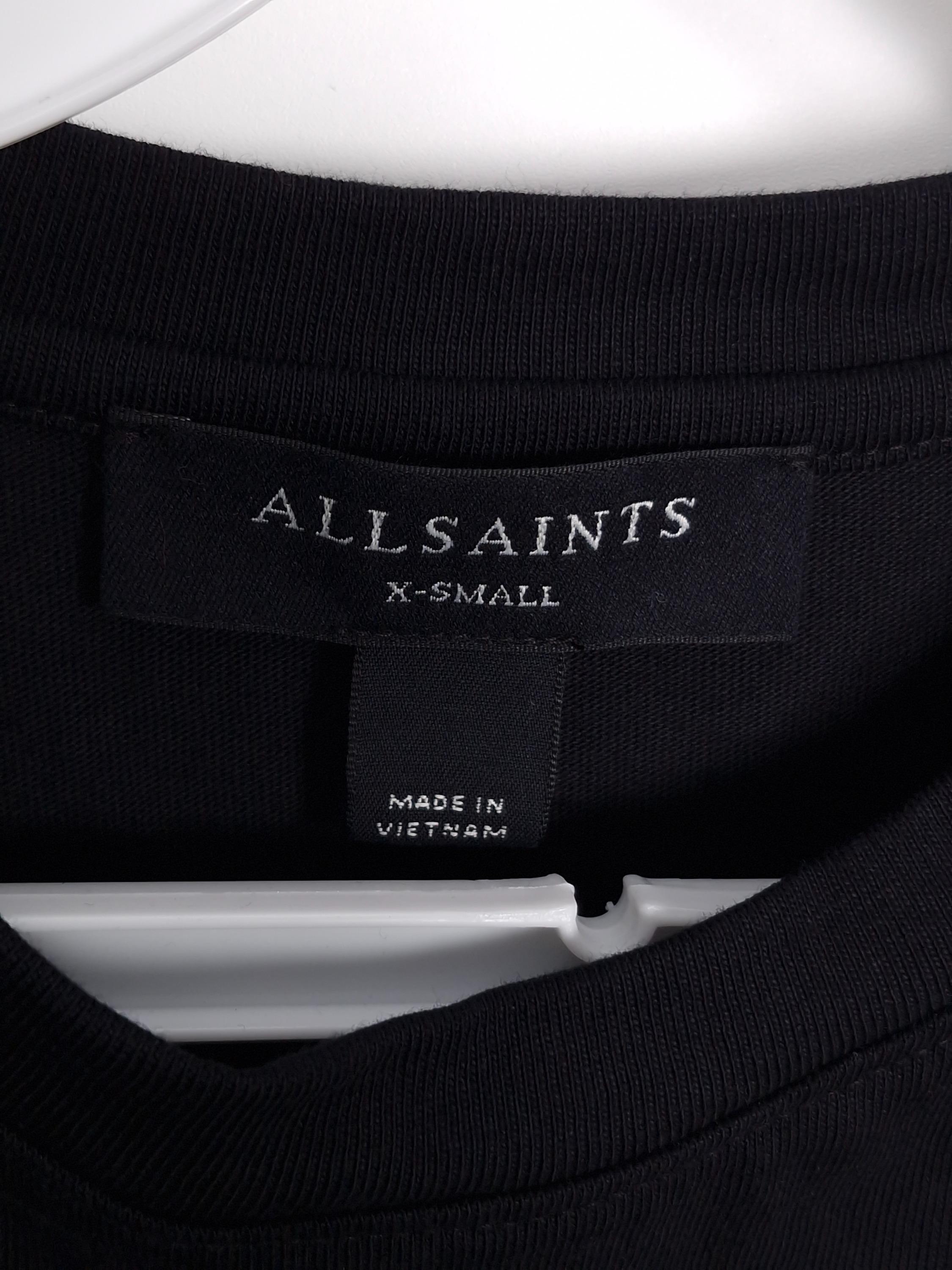 올세인츠 ALL SAINTS 검정 레이스 반팔티셔츠 XS [A797] 4
