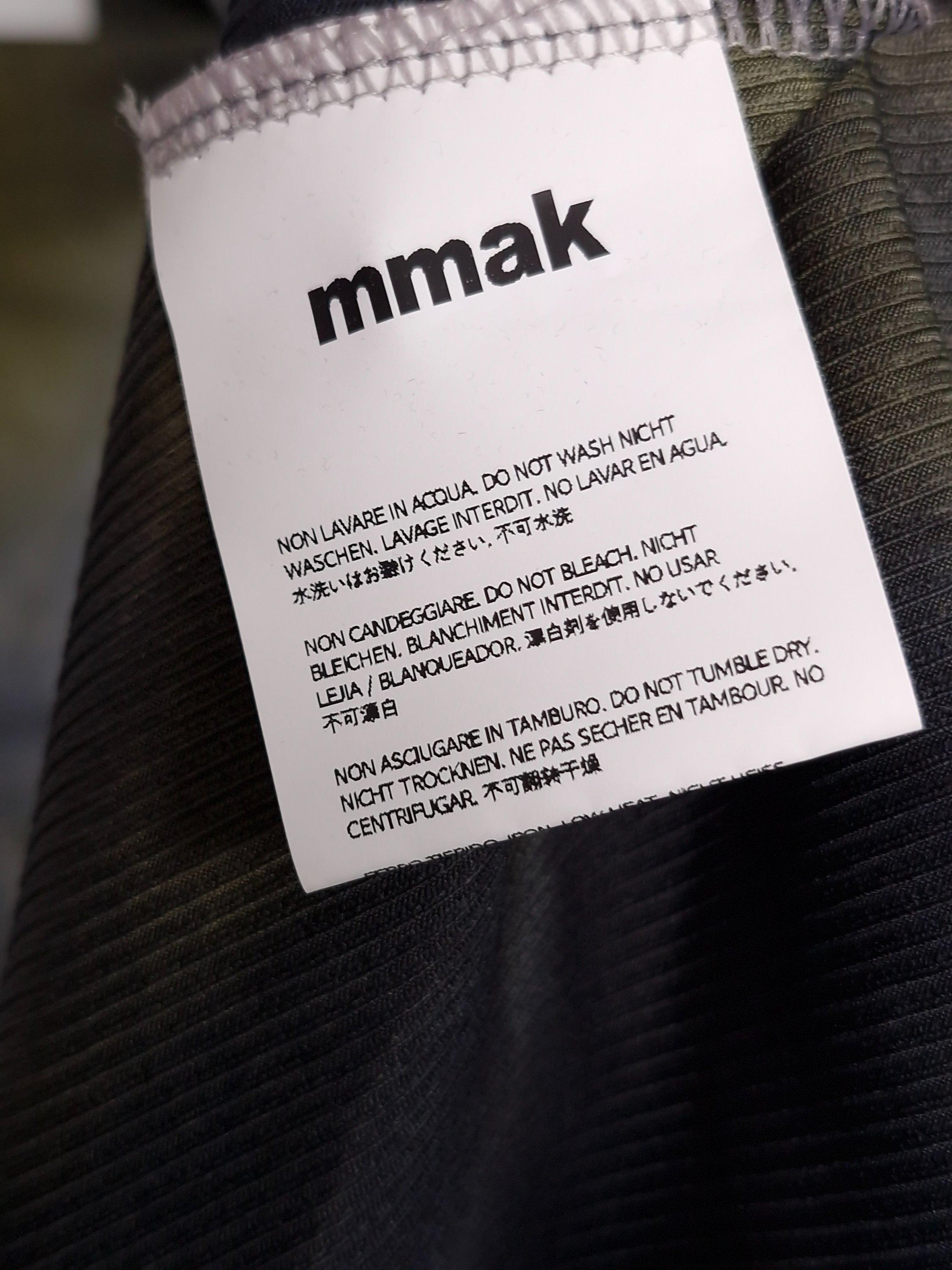 마끄 MMAK 블랙/카키 타이다이 롱 원피스 [A798] 5