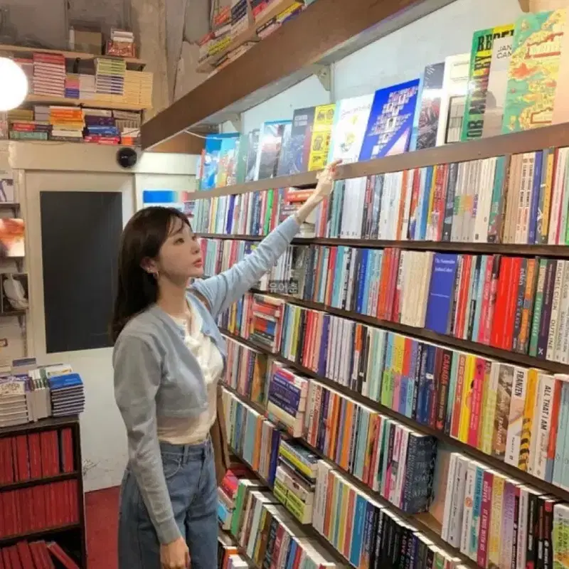 (새상품)아비에무아 레이어드 소프트 울 가디건 1 블루 7