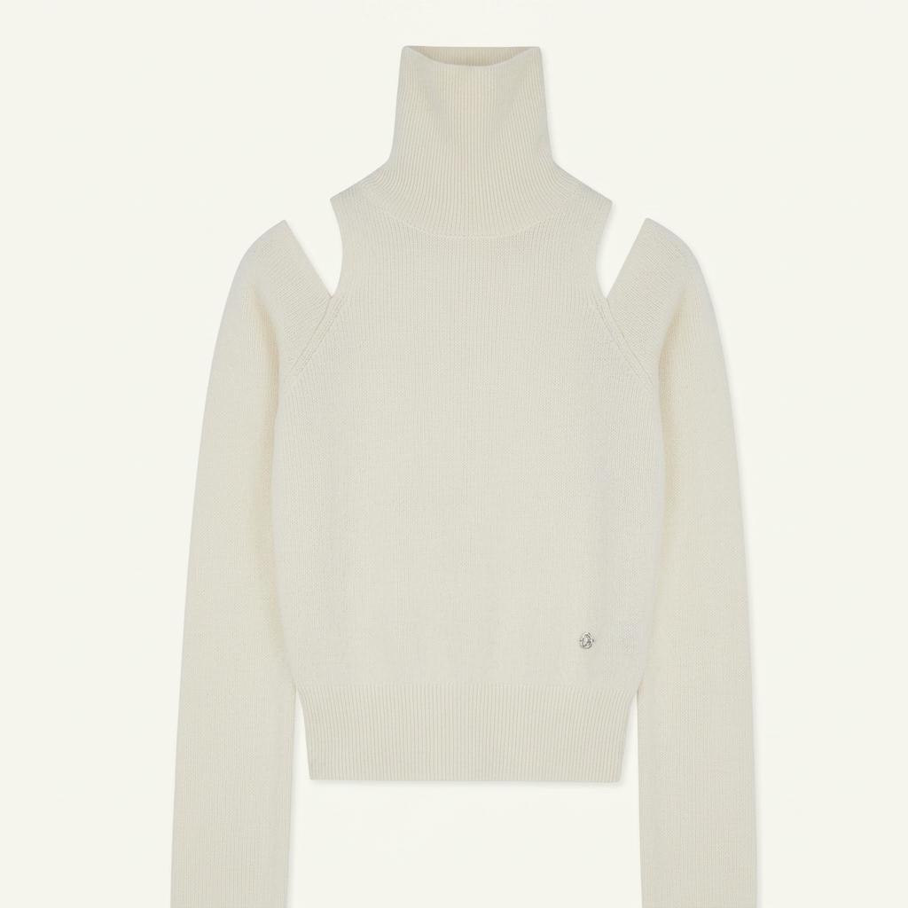 아비에무아 컷아웃 메리노 울 터틀넥 스웨터 1