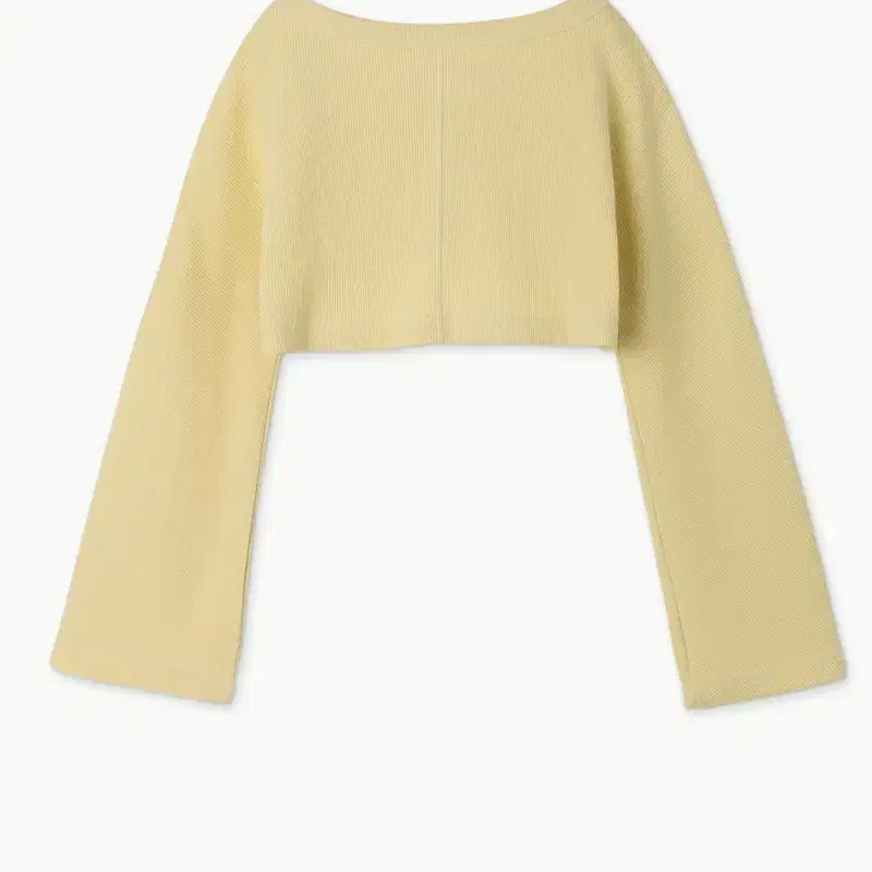 부디무드라 커버업 와플 티셔츠 롱슬리브 크롭탑 yellow (m) 9