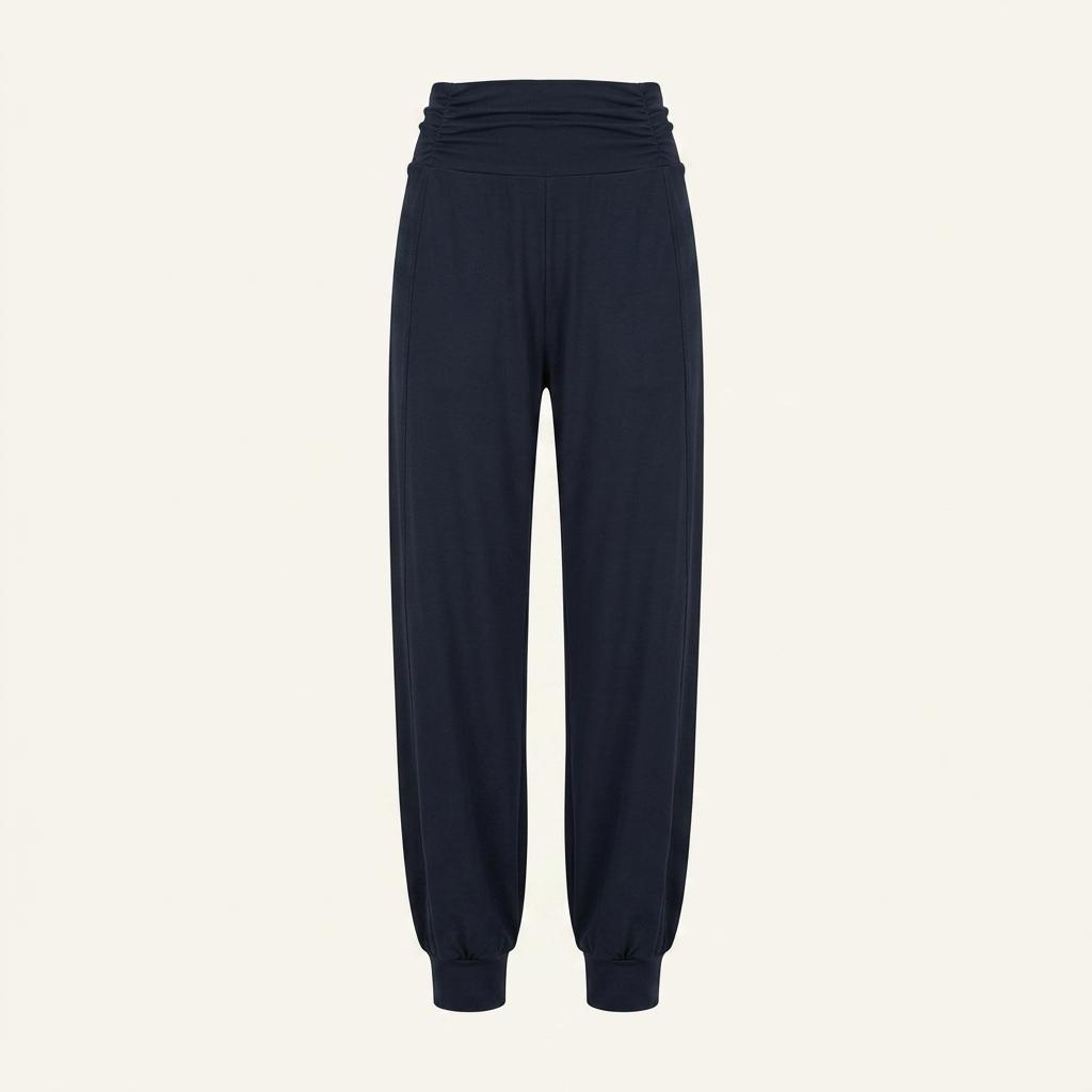 부디무드라 shirring jogger pants 네이비 1
