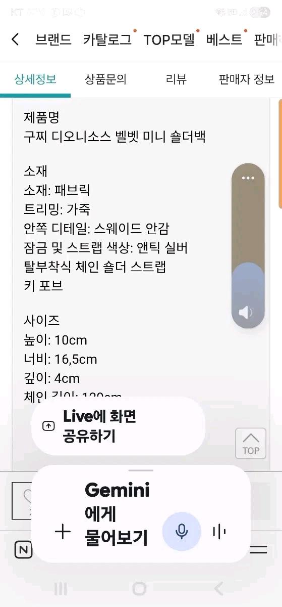 구찌 디오니소스 벨벳 미니 숄더백  11