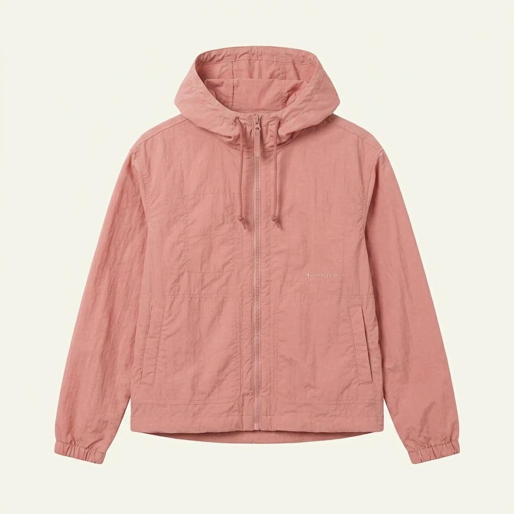 스노우피크 핑크 후드 바람막이 자켓 (85 / XS) 1