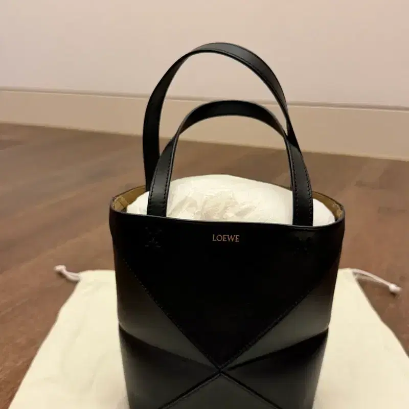 로에베 퍼즐 폴드 토드백 미니 블랙 3
