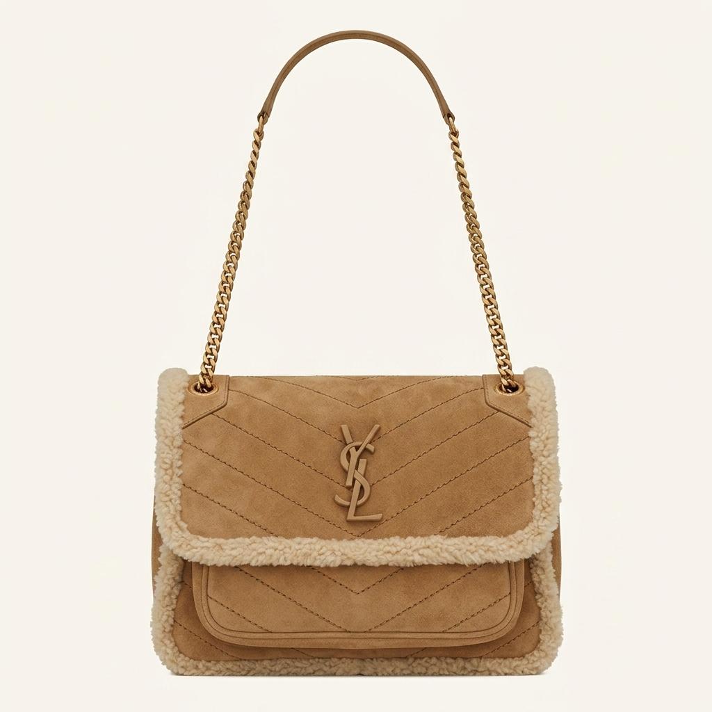 생로랑 YSL 니키 시어링 체인숄더백 1