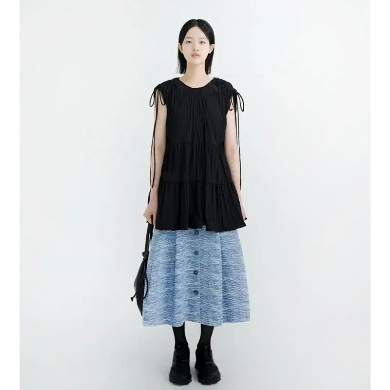 유노이아 스커트 High Waist Denim Skirt s사이즈 2