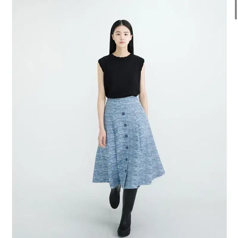유노이아 스커트 High Waist Denim Skirt s사이즈 3