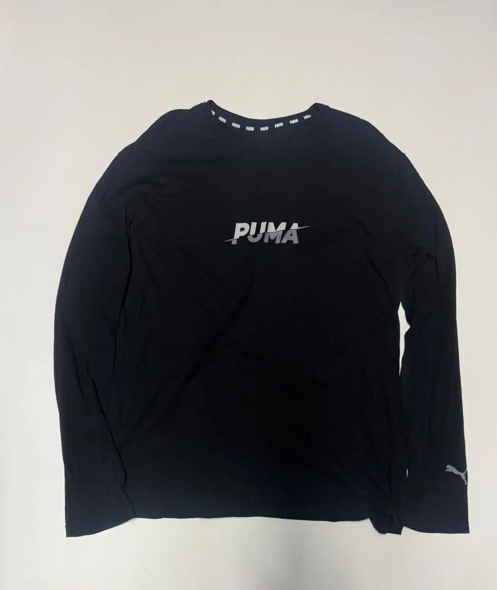 푸마 Puma 스펠로고 빈티지 긴팔 롱 슬리브 티셔츠 블랙 2