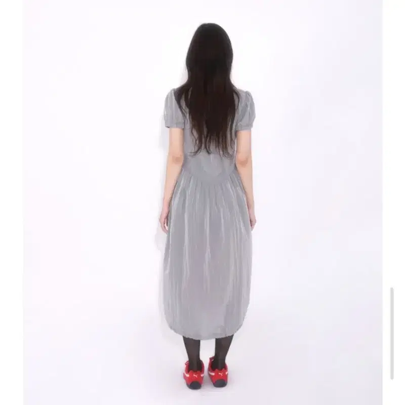 루루서울 Yucca Nylon Dress (Gray)사이즈M 새상품 3