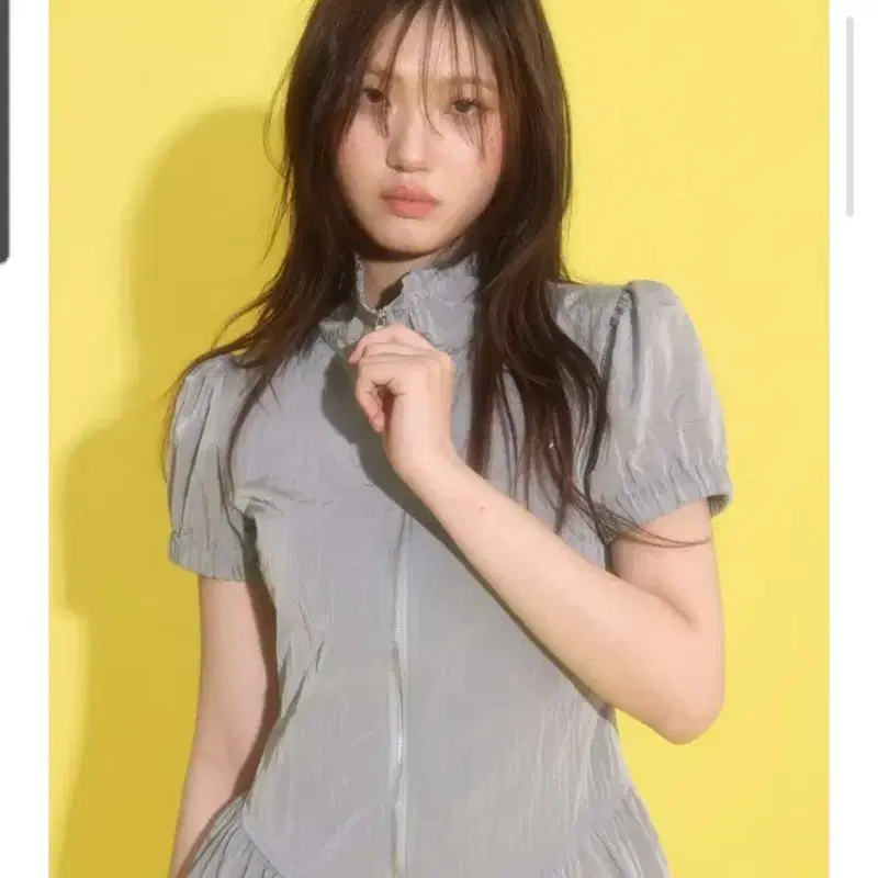 루루서울 Yucca Nylon Dress (Gray)사이즈M 새상품 8