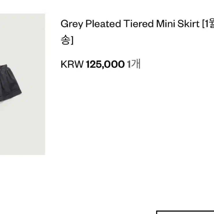 더바넷 Grey pleated tiered mini skirt [M] 5