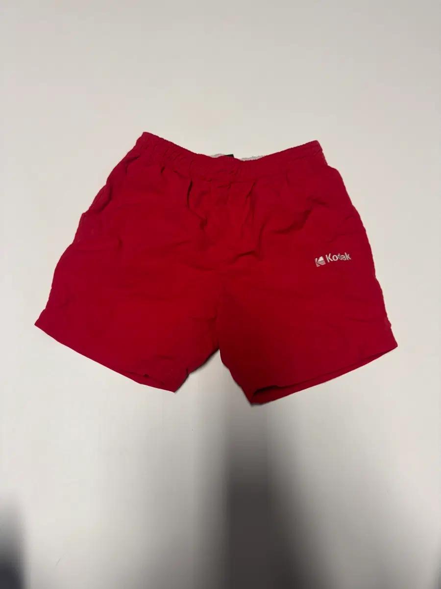 정품 코닥 Kodak 24년도 키즈 나일론 밴딩 반바지 150 레드 2