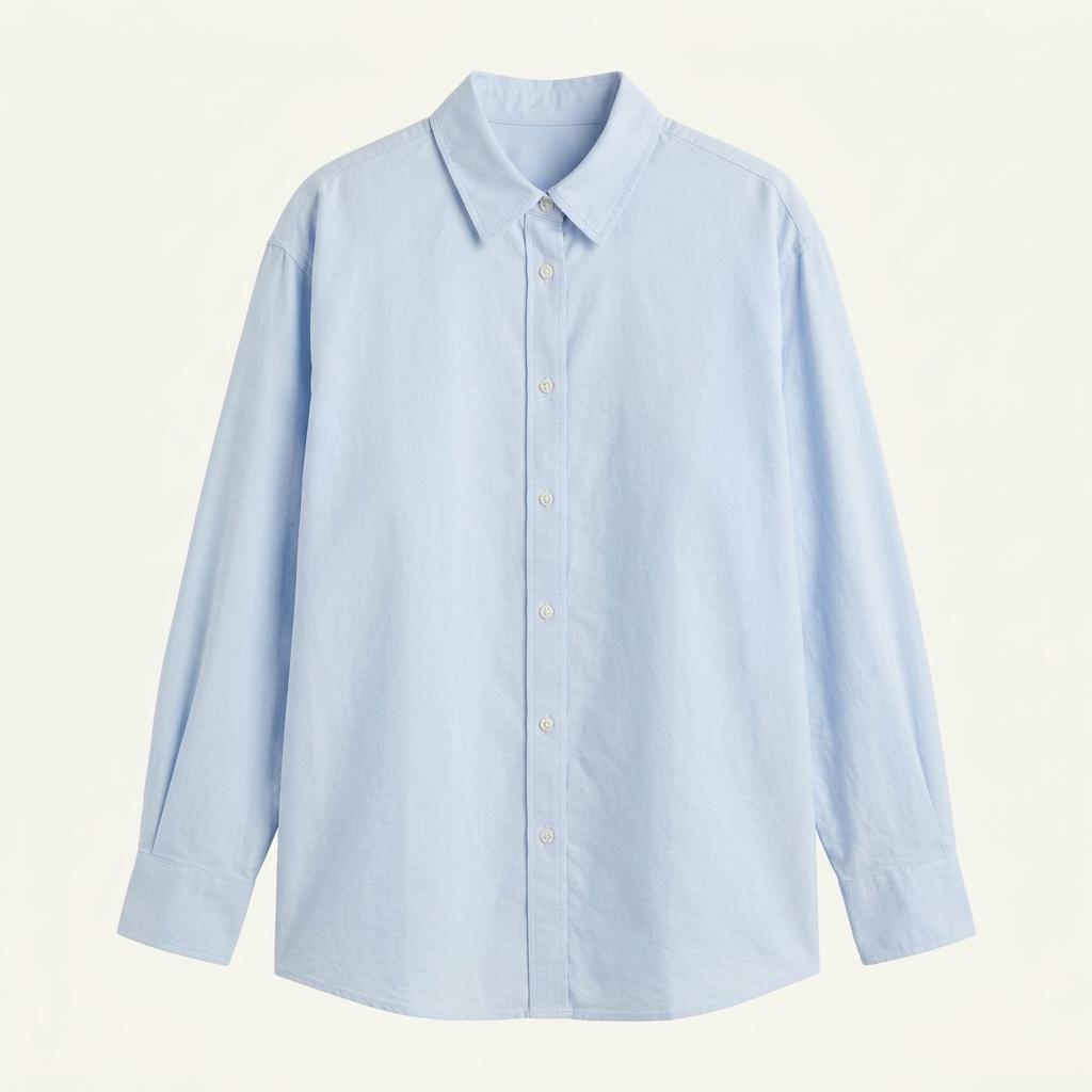 H&M 라이트 블루 베이직 셔츠 1