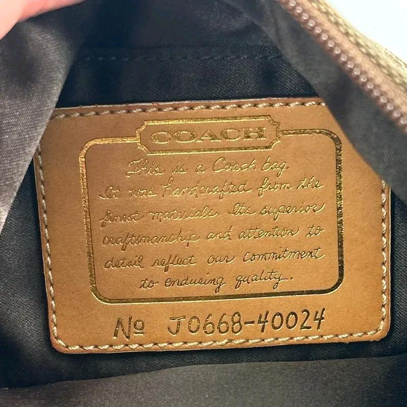 COACH signature mini bag 8